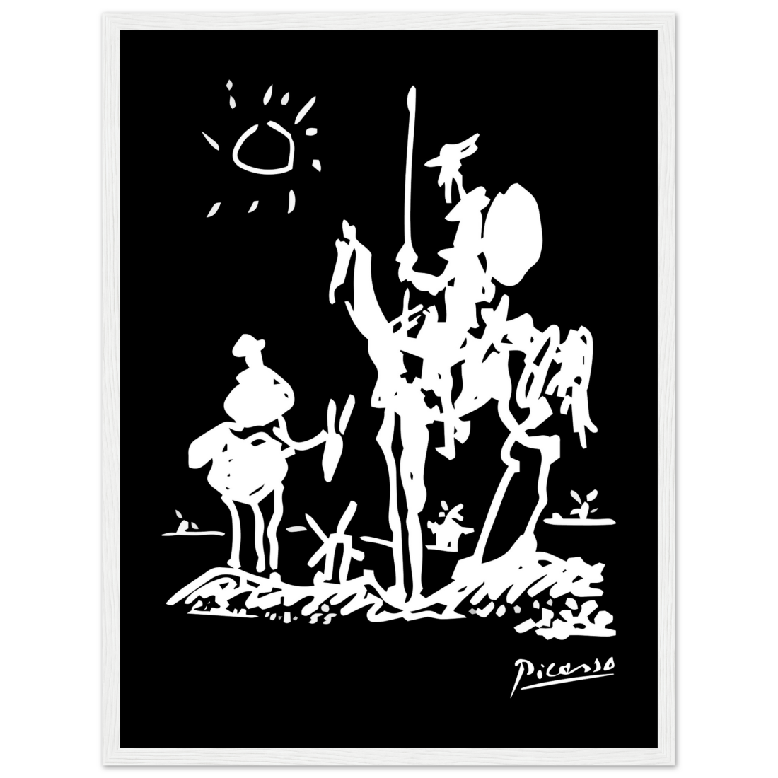 Pablo Picasso Don Quixote of La Mancha 1955 Artwork Poster