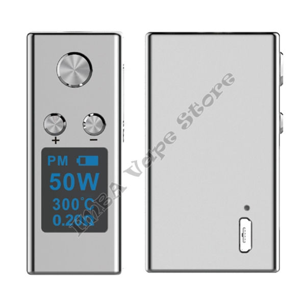 Миниатюра: 50W Artery Nugget TC Box MOD Zinc Edition-1000мАч