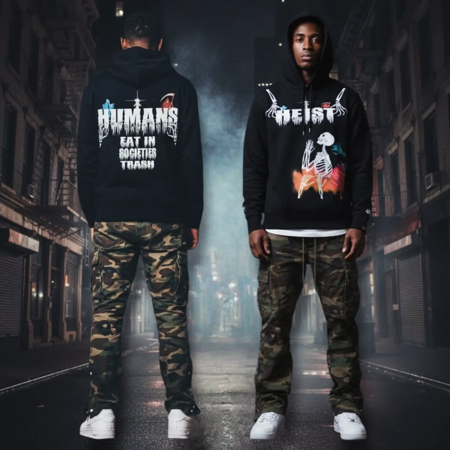 PRAY CROPPED WAIST HOODIE 