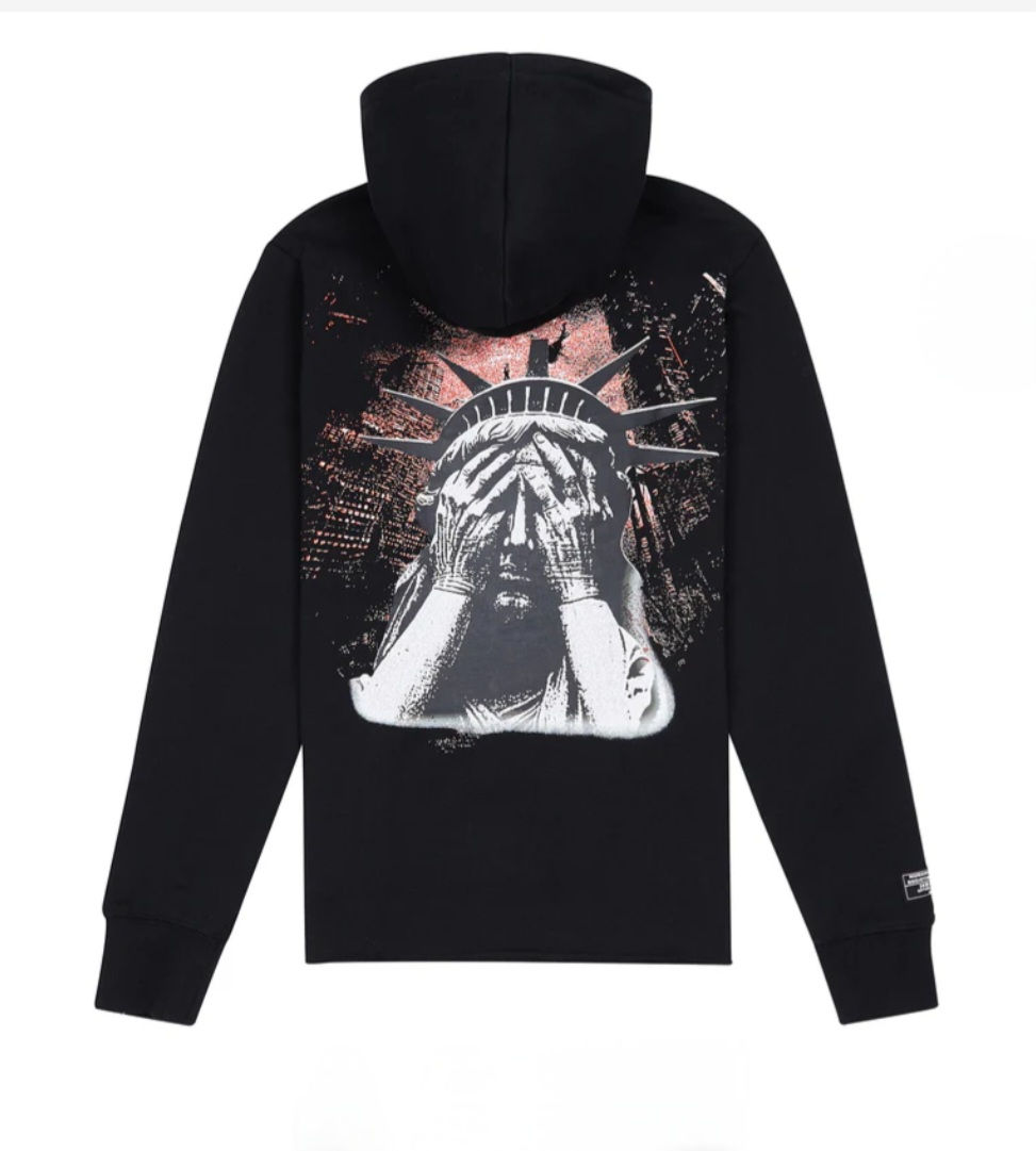 Thumbnail: NO LIBERTY CROPPED WAIST HOODIE 