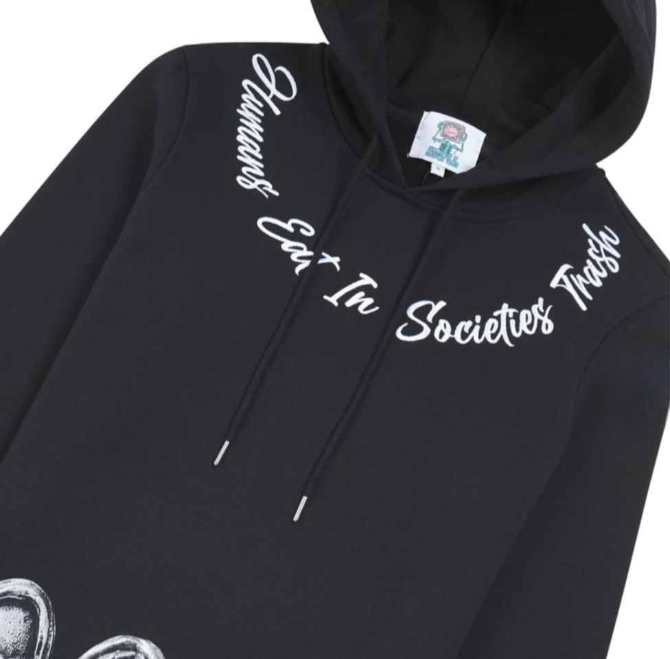 Thumbnail: NO EVIL CROPPED WAIST HOODIE 
