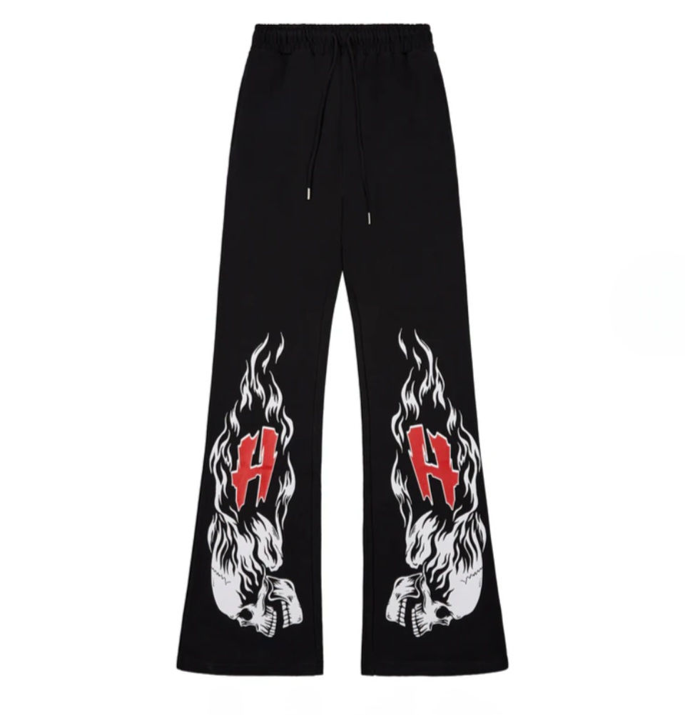 Thumbnail: FLAMING SKULL SWEAT SUIT 