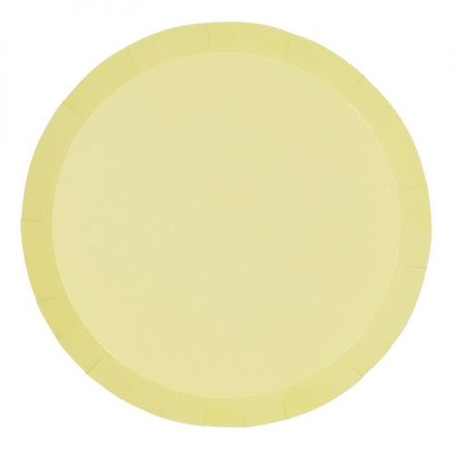 Paper Plates Yellow (P10) Balloons and Cake