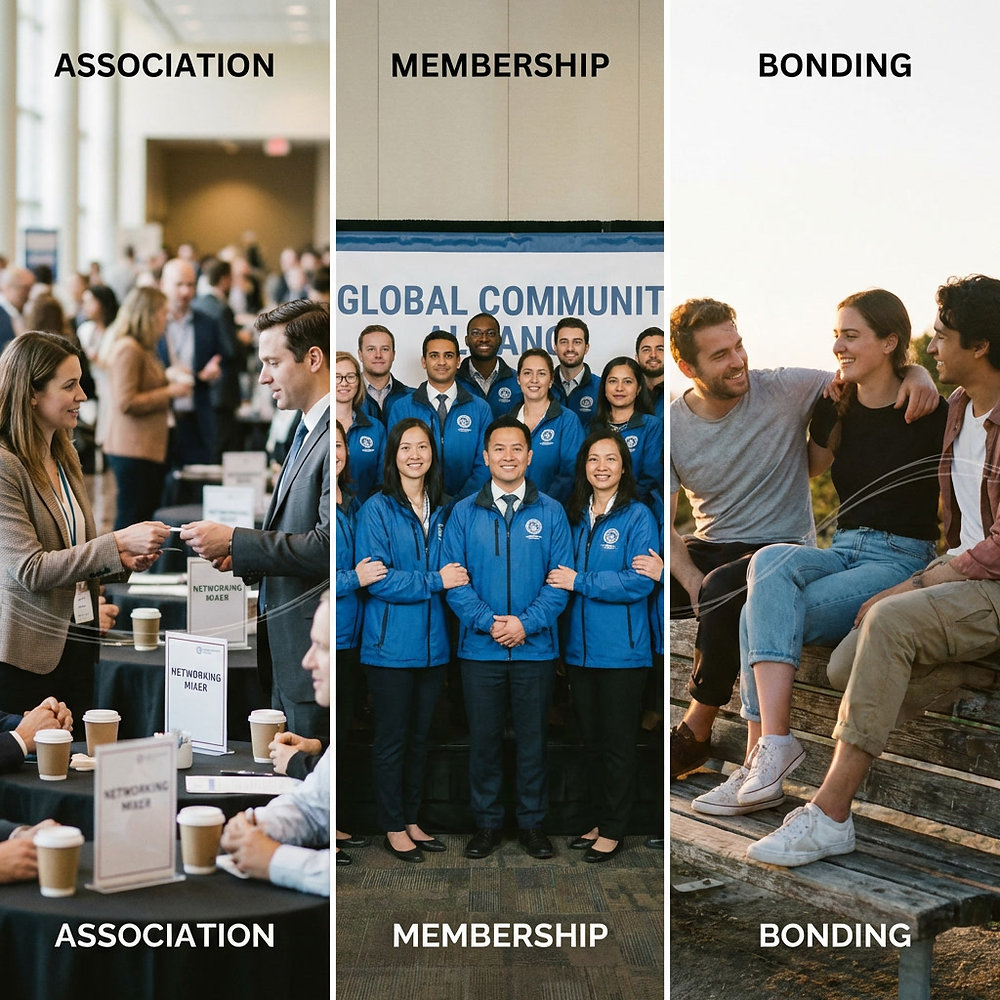 Association, Membership, and Bonding: Three Models of Connection (And ...