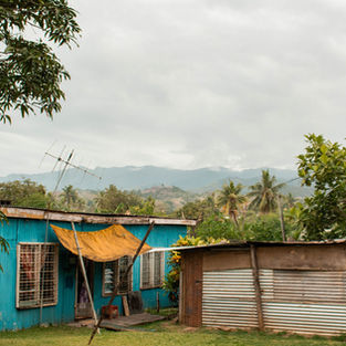 vibrant house in fiji