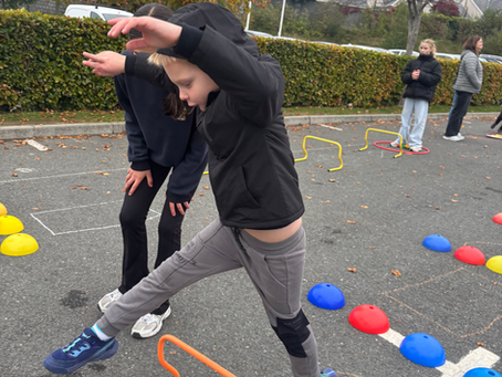 Senior Infants and Sixth Class Fun!