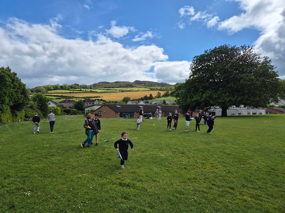 Sports day practice and letter party