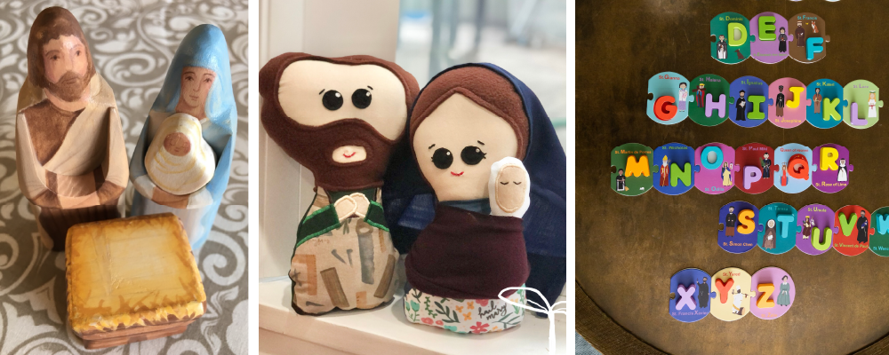 Unique gifts for Catholic kids made by Catholic moms.