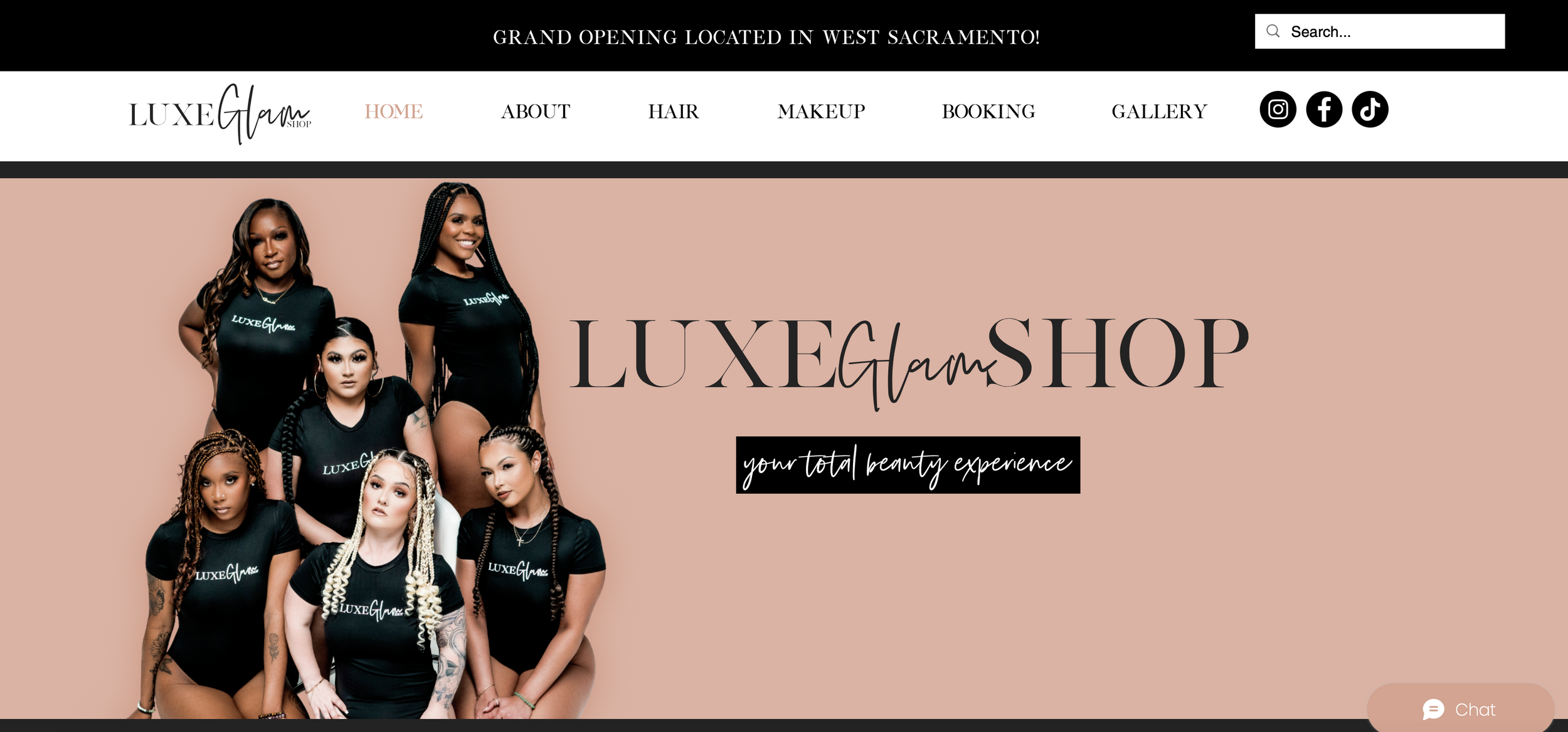 Hair Salon Luxe Glam Shop West Sacramento