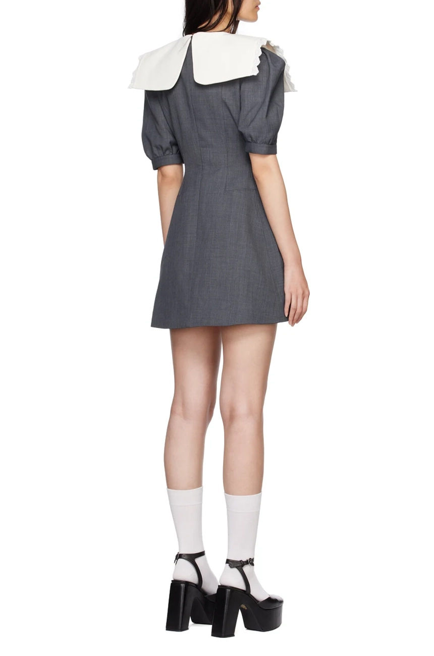 Thumbnail: Oversized Collar Dress