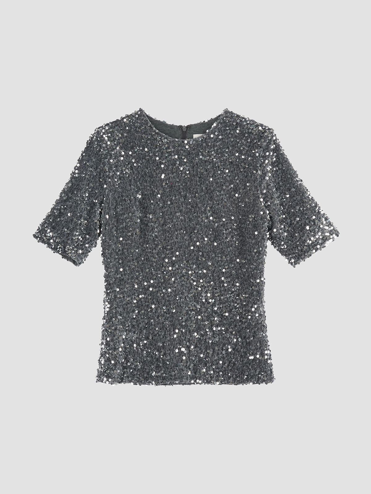 RECTO Twinkle Sequin Jersey Slim Fit Top