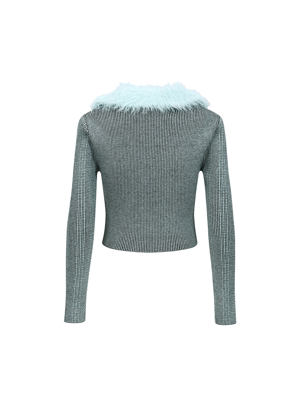 Thumbnail: Lace-up Knit Cardigan