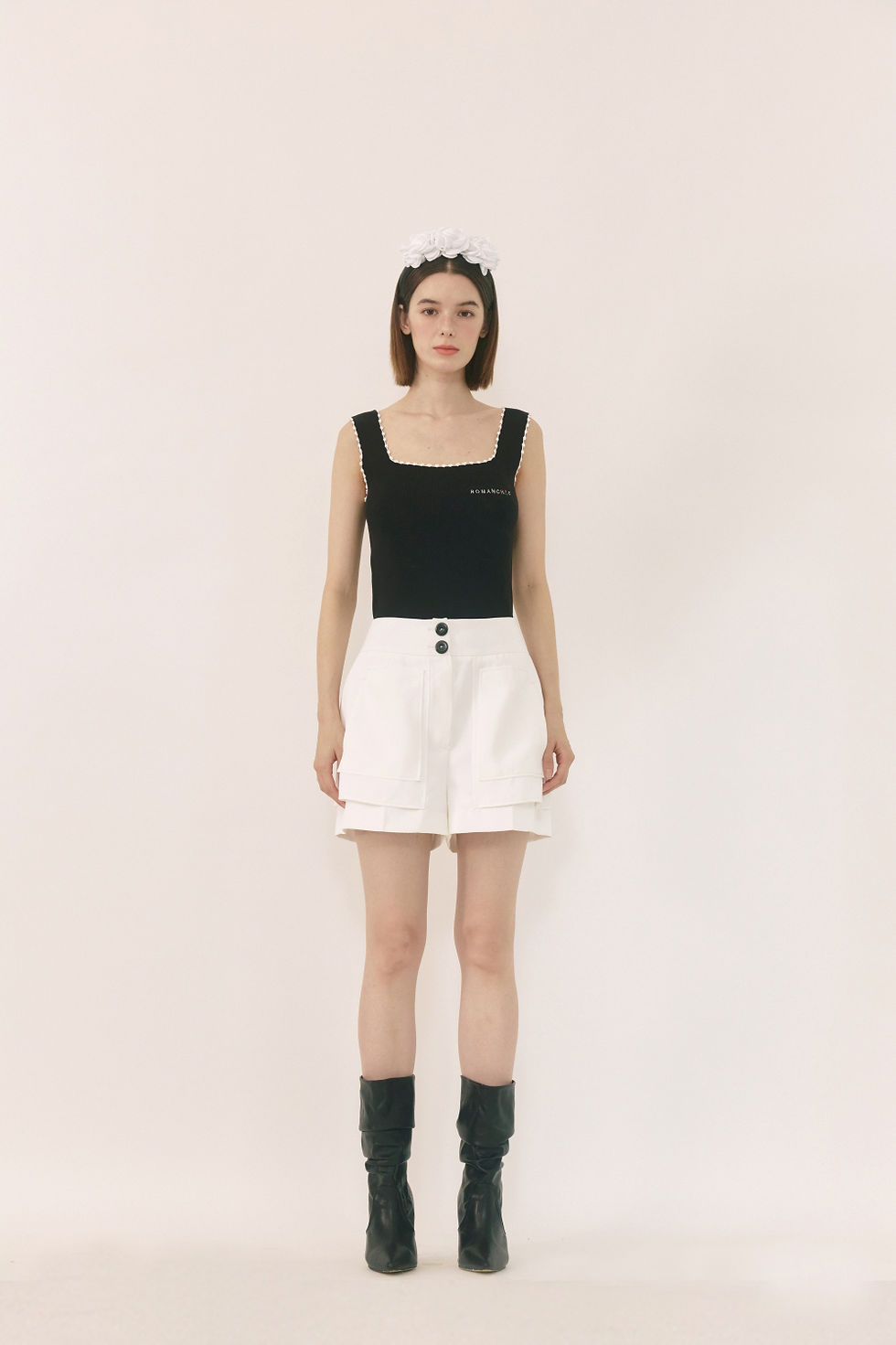 Romanchic Stitch Shorts