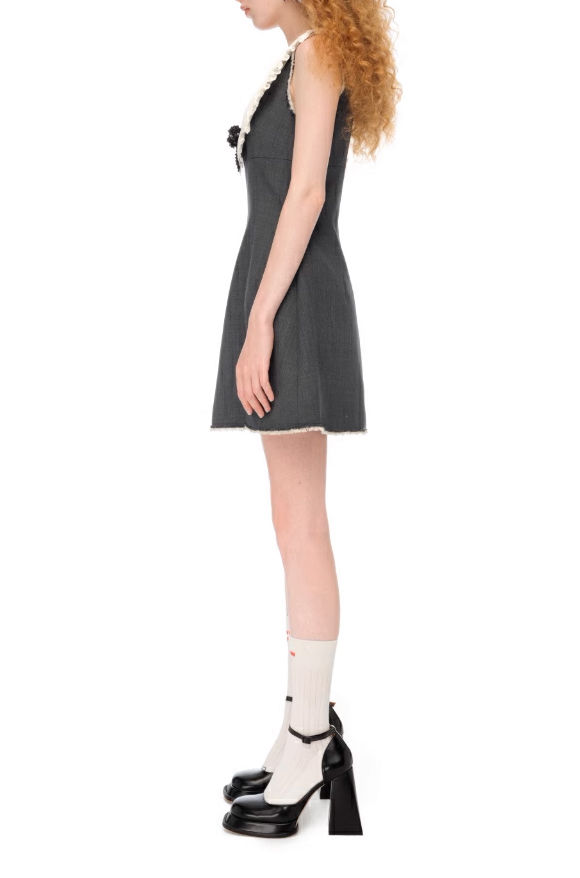 Thumbnail: Round Neck Sleeveless Dress