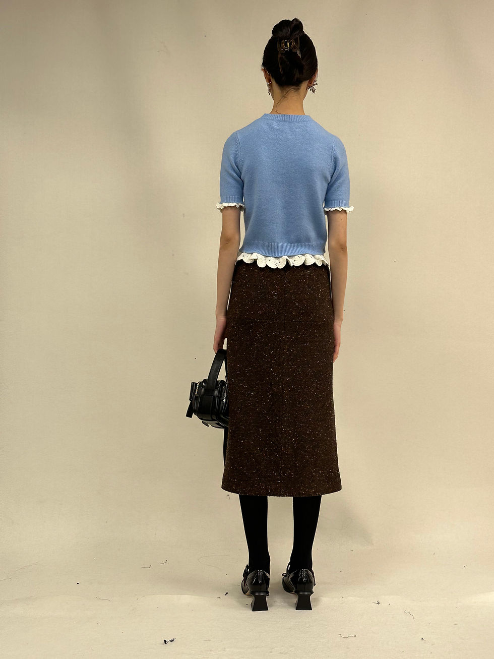 Thumbnail: Shushu/Tong Lace-trimmed Sweater