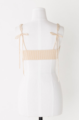 Spangle Angola Wool Knit Bra and Sweater | Flanerie