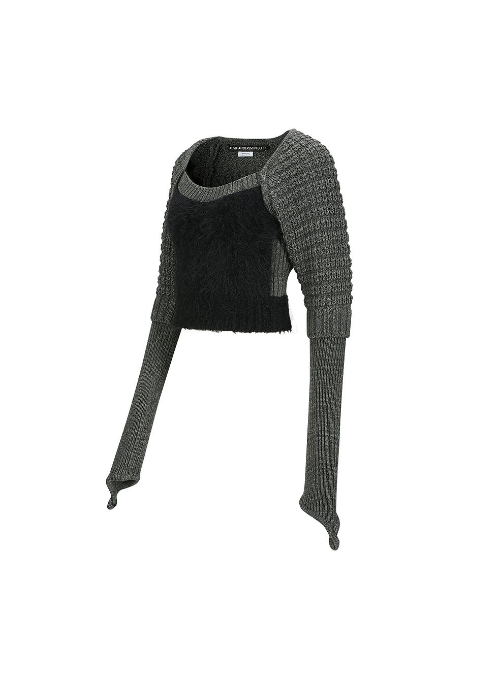 Thumbnail: Furry Chunky Knit Top