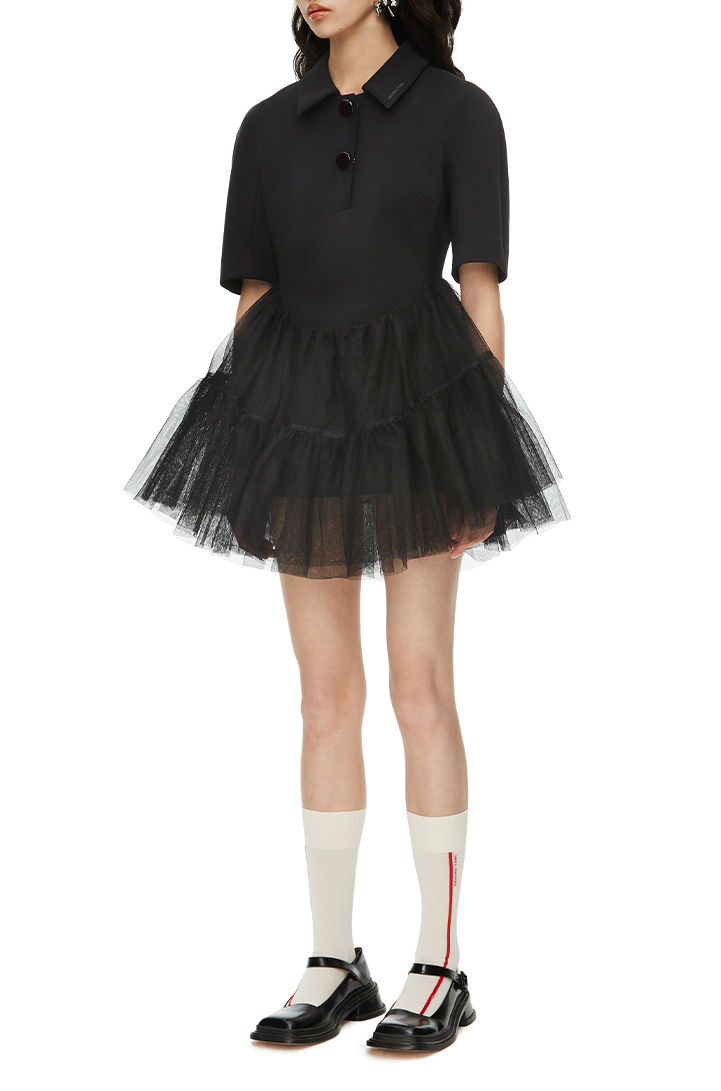 Thumbnail: Patchwork Tulle Dress