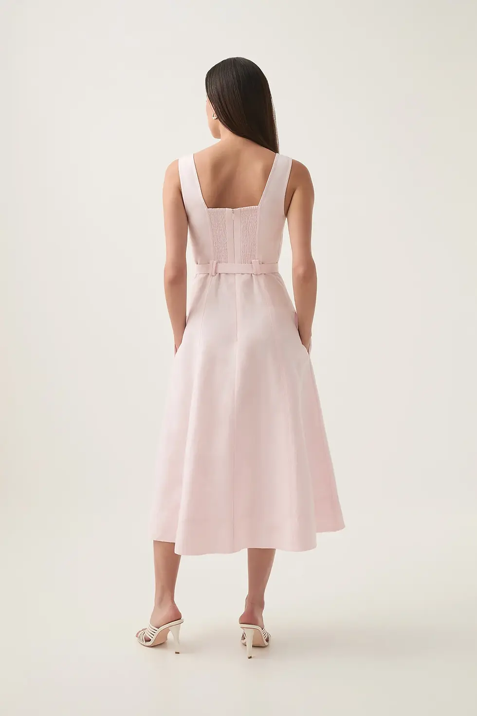 Thumbnail: Primary Belted Midi Dress