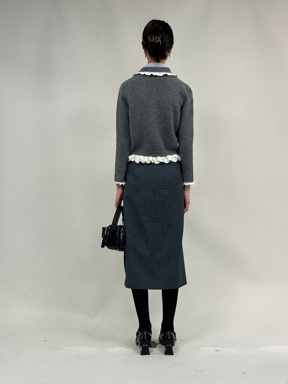 Thumbnail: Shushu/Tong Lace-trimmed Sweater
