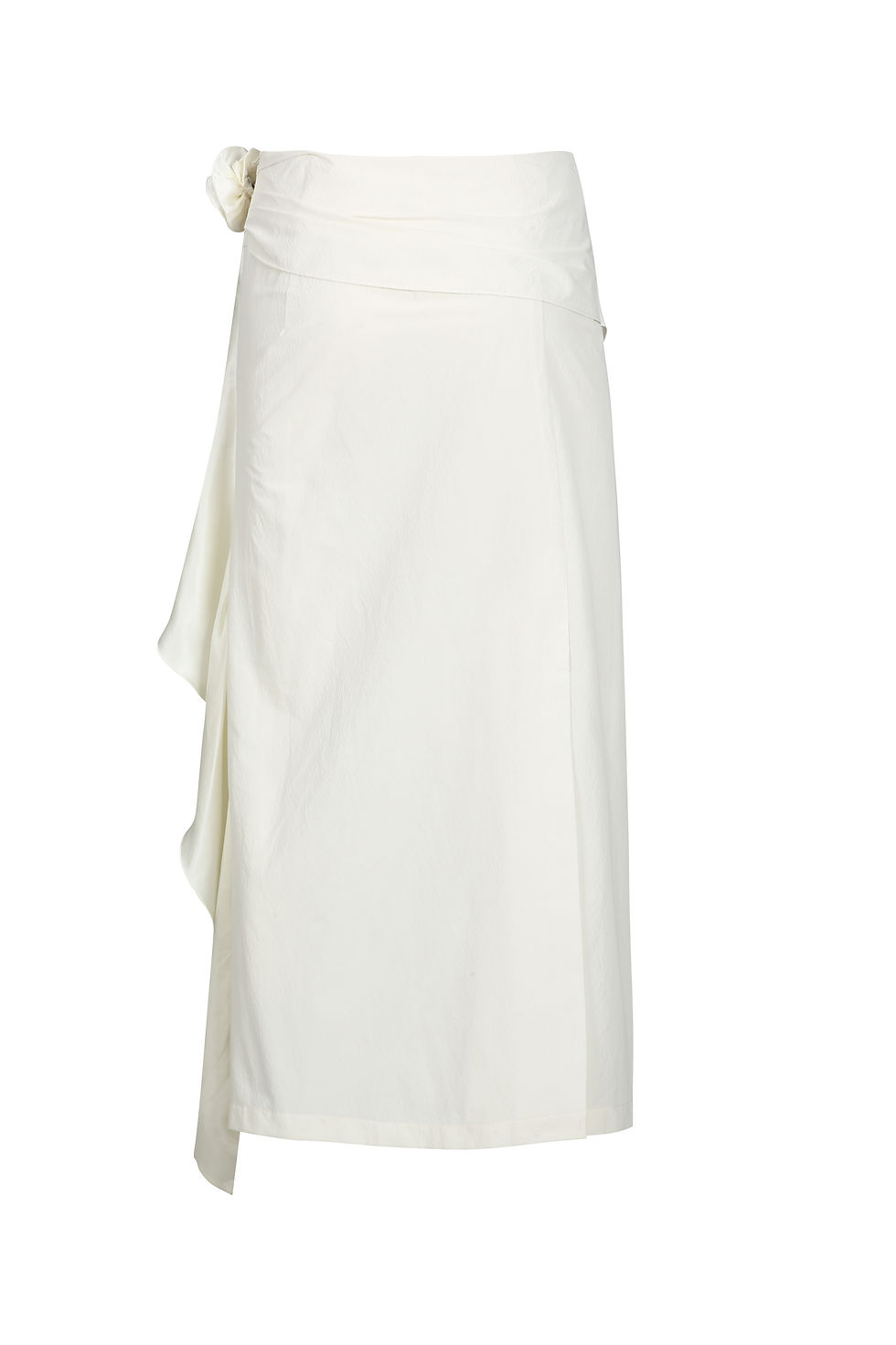 Thumbnail: Floral-Applique Lace Midi Skirt