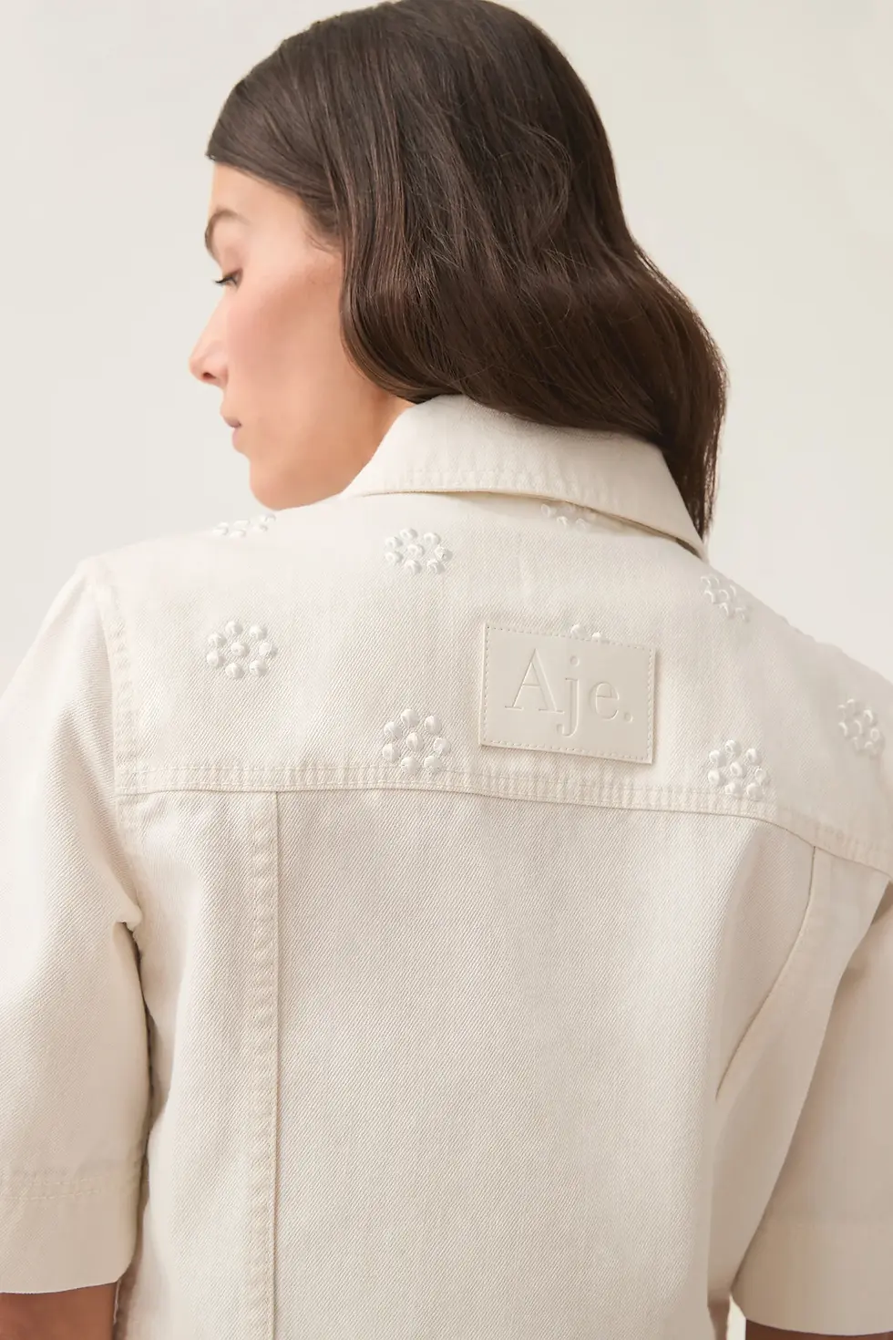Thumbnail: Ren Denim Crop Shirt