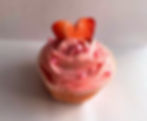 Pink strawberry champagne