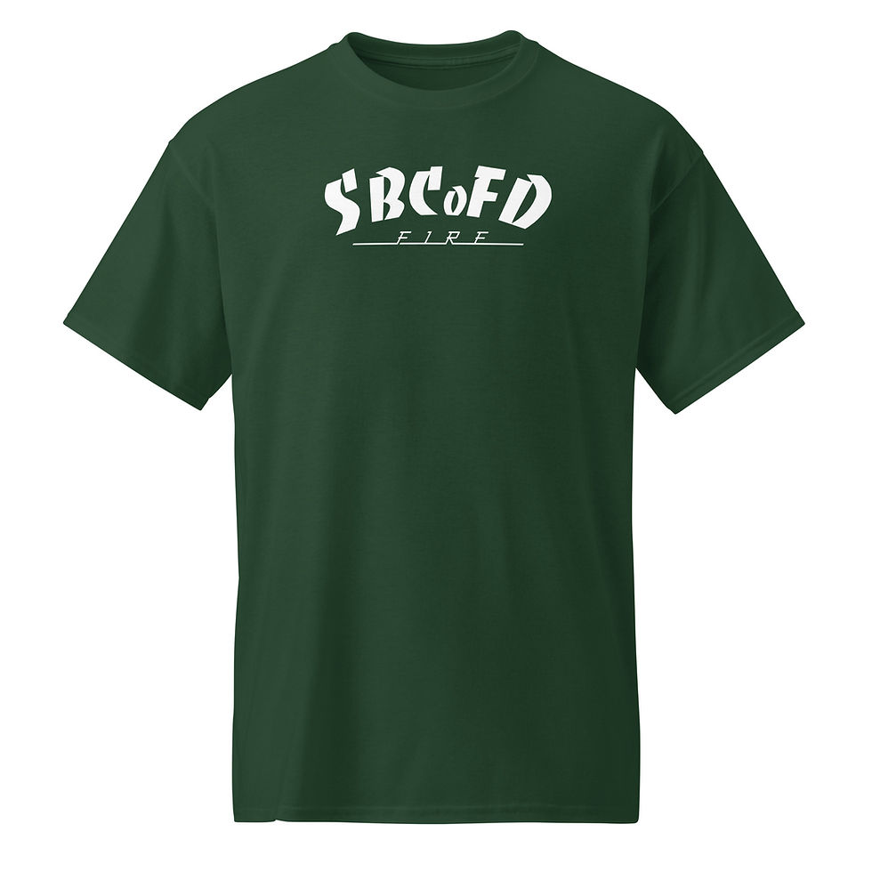 Thumbnail: SBCoFD Fire White Logo DryBlend® T-Shirt