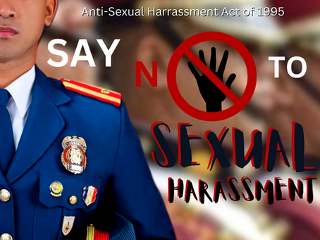 PNPA SUPPORTS RA 7877 (Anti- Sexual Harassment Act)