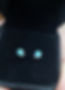 Thumbnail: Opal earrings studs set in silver, 5x5mm
