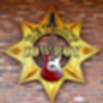 image of horse shoes, guitar and sheriff badge with the words Detroit Cowboy on top_edited
