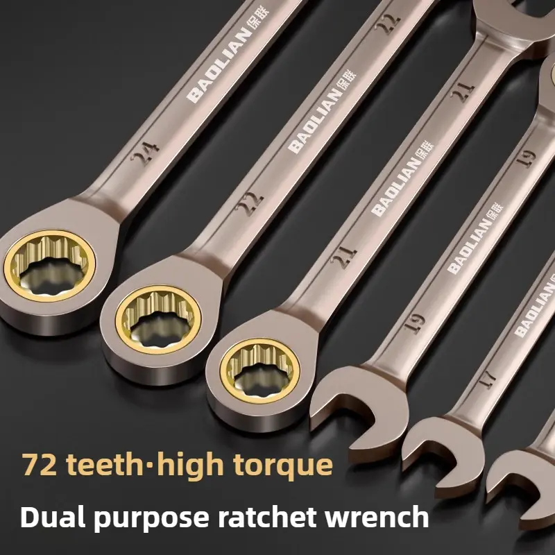 Miniatura: Universal Torx Wrench Adjustable Torque 8-22mm Ratchet Spanner for Bicycle
