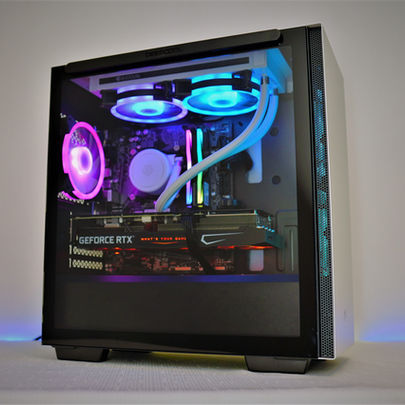 White Gaming PC Tower