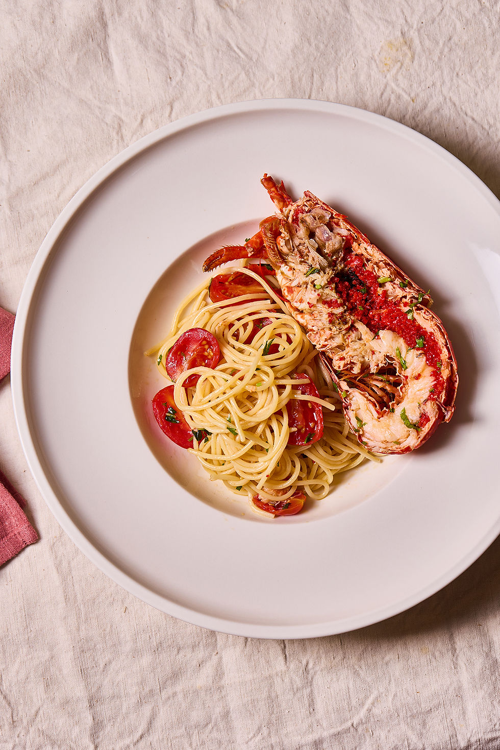 Lobster Pasta Dish