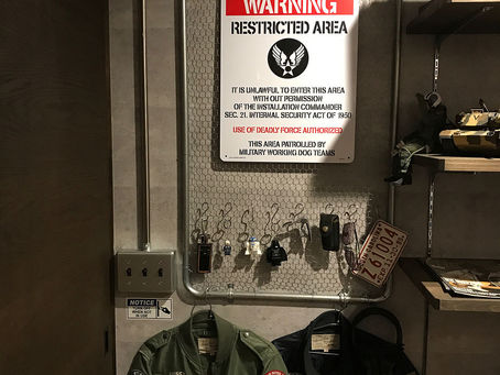 ミリタリーテイストな部屋