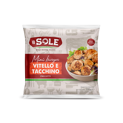 Miniburger di vitello e tacchino