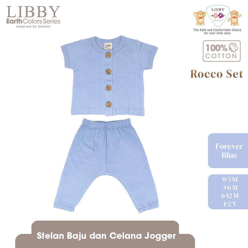 Thumbnail: LIBBY Earth Rocco Set Panjang (Size 0-3M)