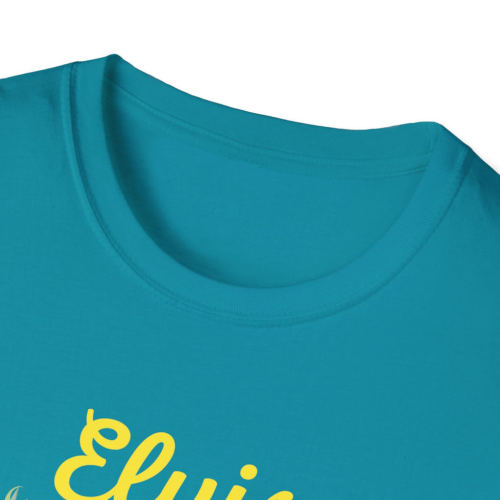 Thumbnail: Everything Elvis ‘I’ll Remember You’ Blue Unisex Softstyle T-Shirt