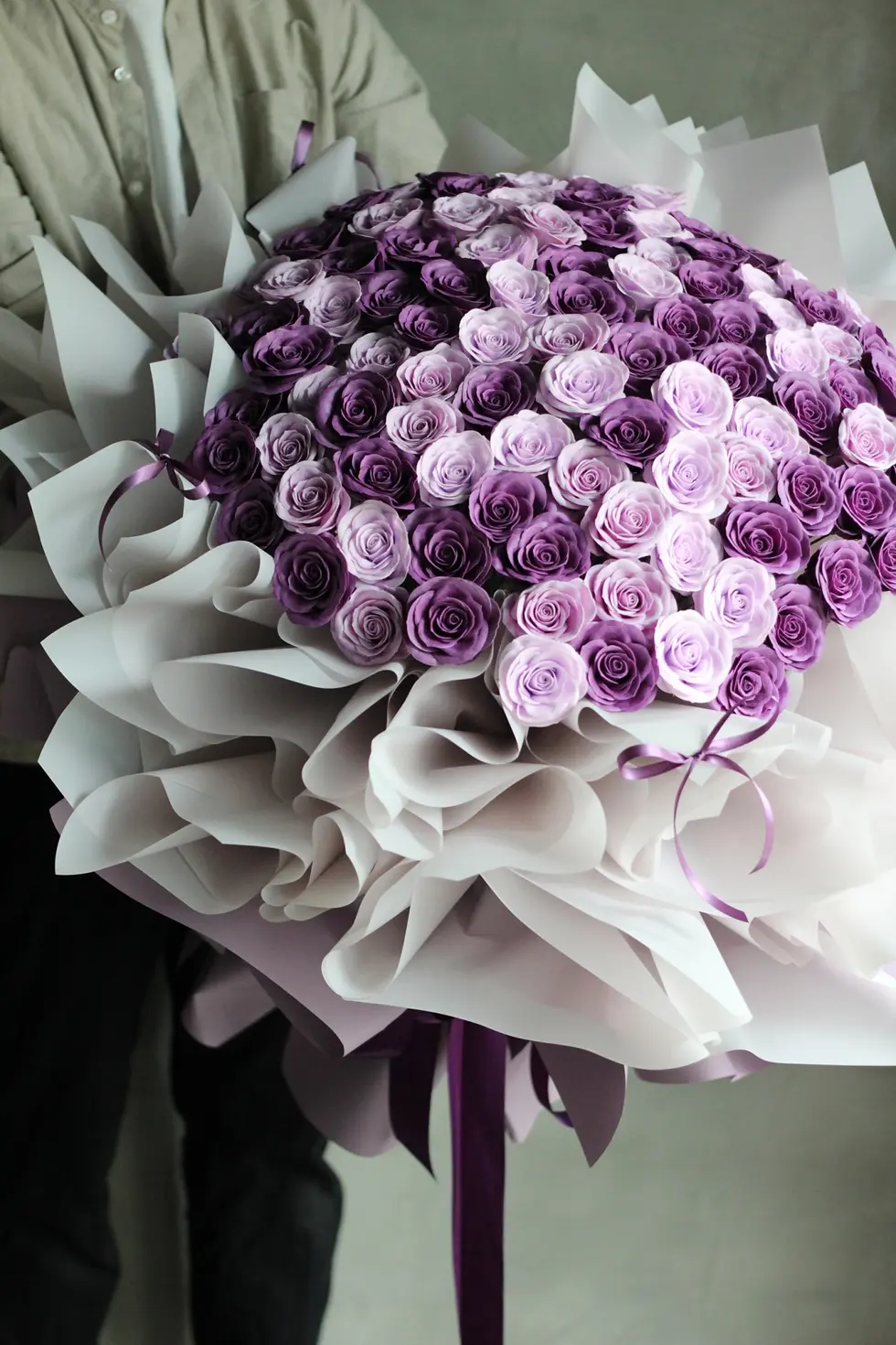 縮圖：情人節｜香皂花禮｜輕奢風格｜浮誇風格｜香皂花花束-豆沙粉色