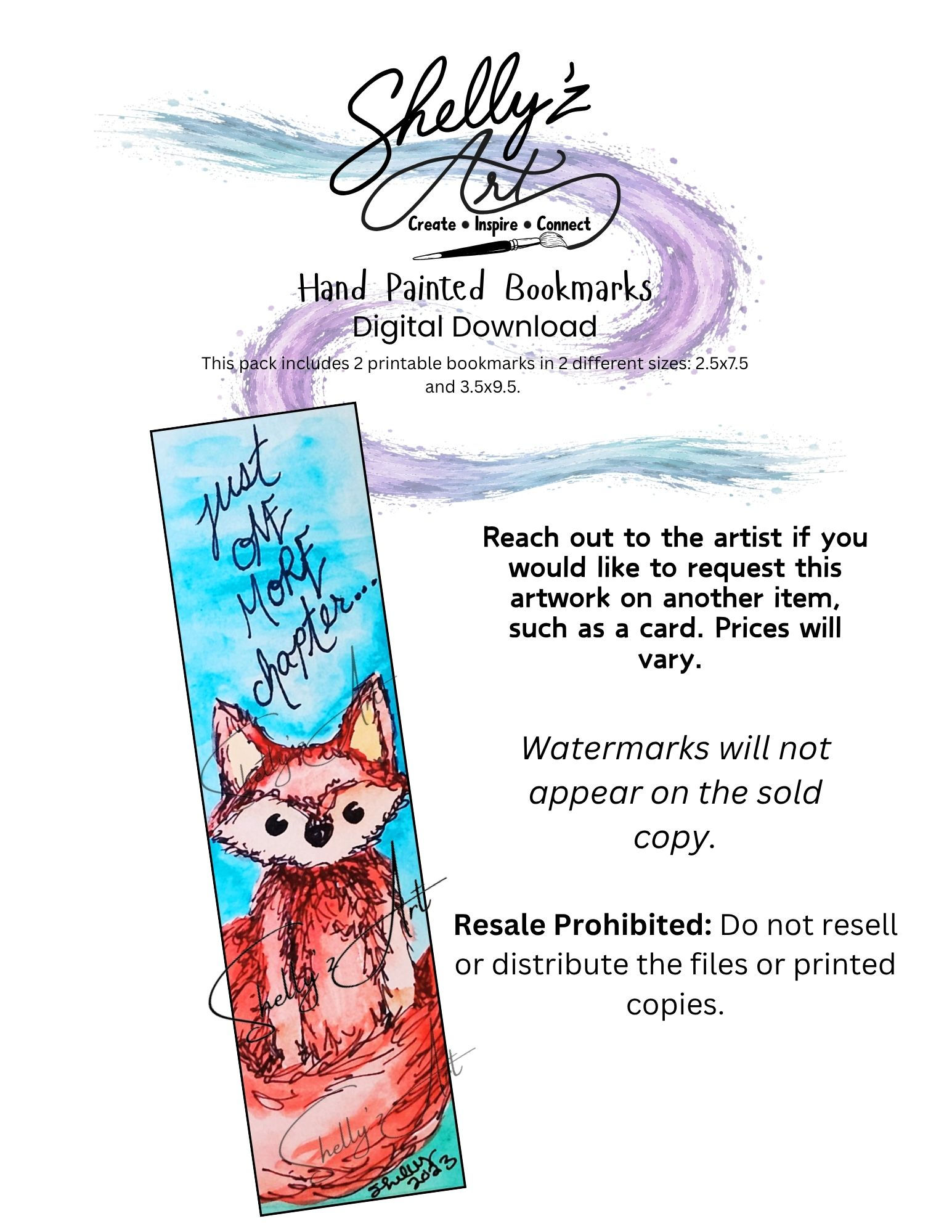 Fox Bookmark