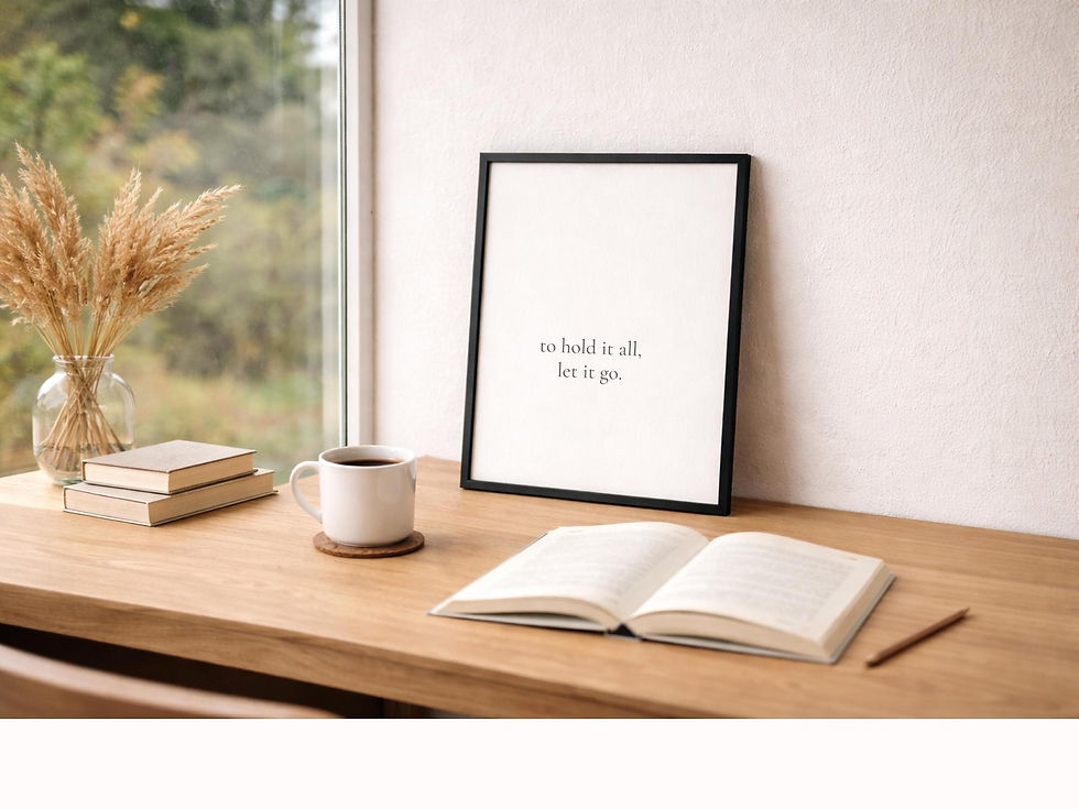 Thumbnail: To Hold It All Let It Go | Minimal Printable Wall Art