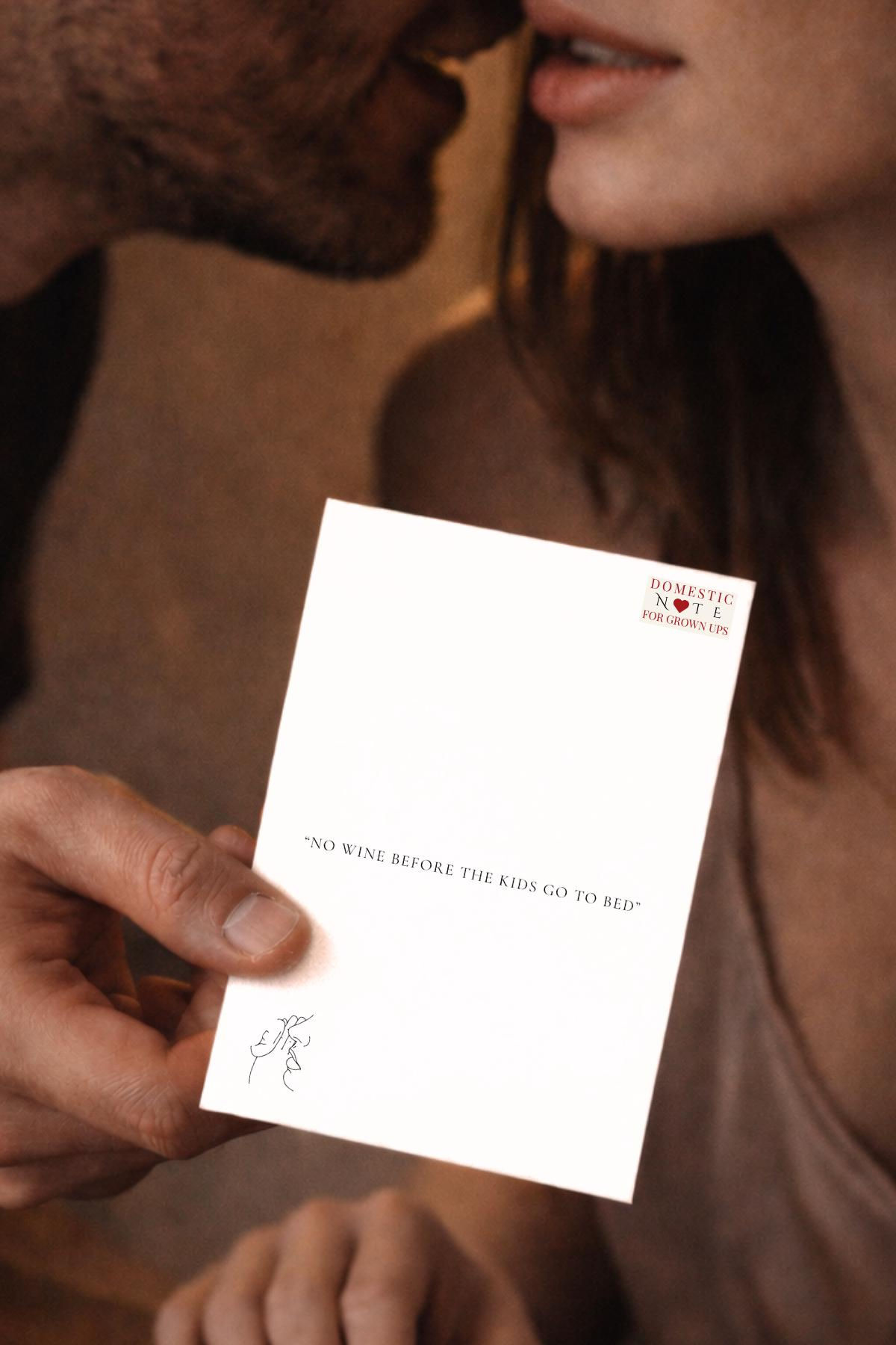 Funny Cards for Married Life – Adult Humor Love Note, Modern Minimal Gift