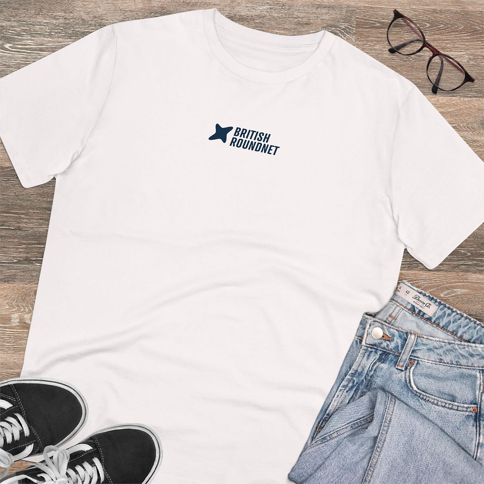 Thumbnail: British Roundnet Reputation Tee (Blue Logo)