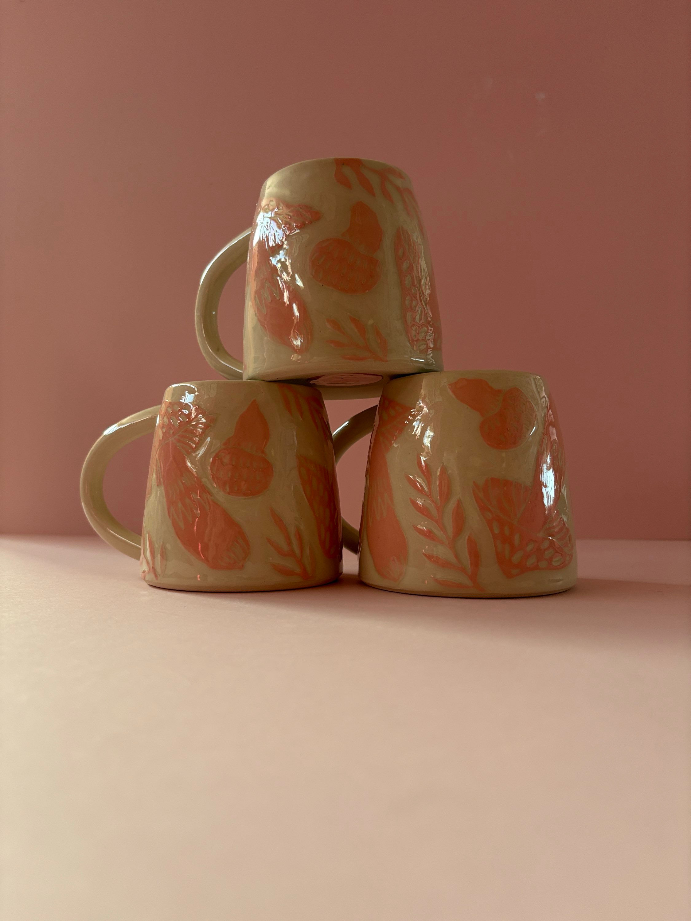 SECONDS - Pink Mushroom Mug