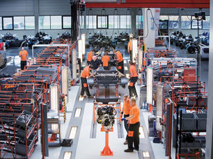 Production of the KTM X-BOW at the Graz facility