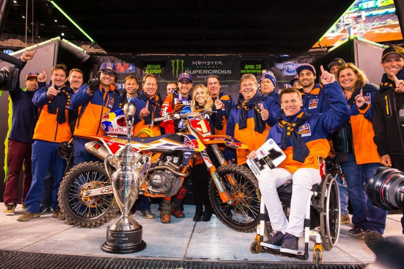 Red Bull KTM Factory Racing Team KTM 450 SX-F East Rutherford (USA) 2016