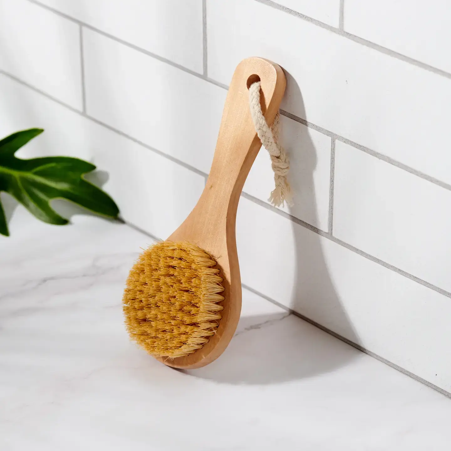 Bamboo dry body brush