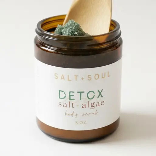 Salt + Soul Skincare Detoxifying Sea Salt Body Scrub