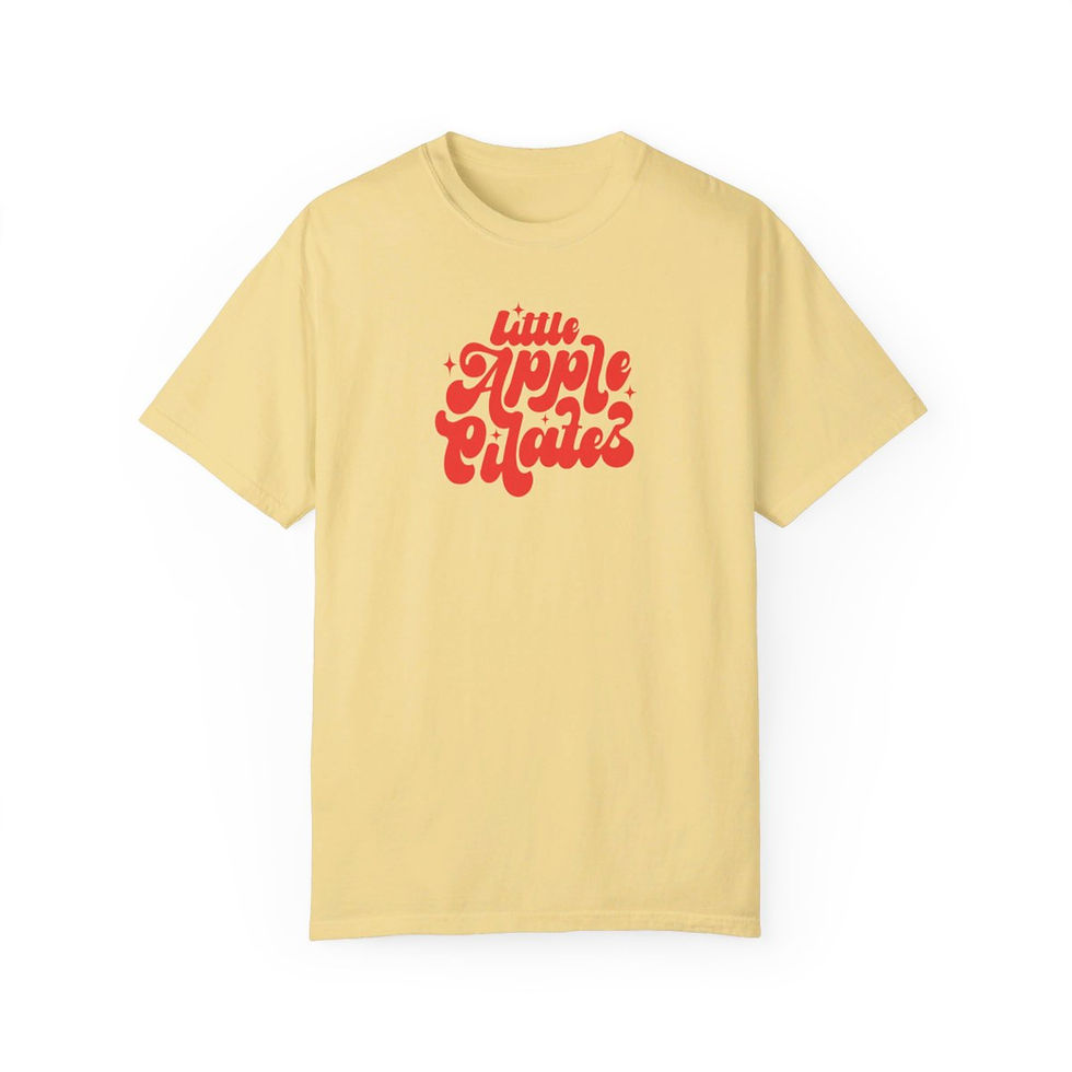 Thumbnail: Little Apple Pilates Logo T-shirt- Red, Comfort Colors