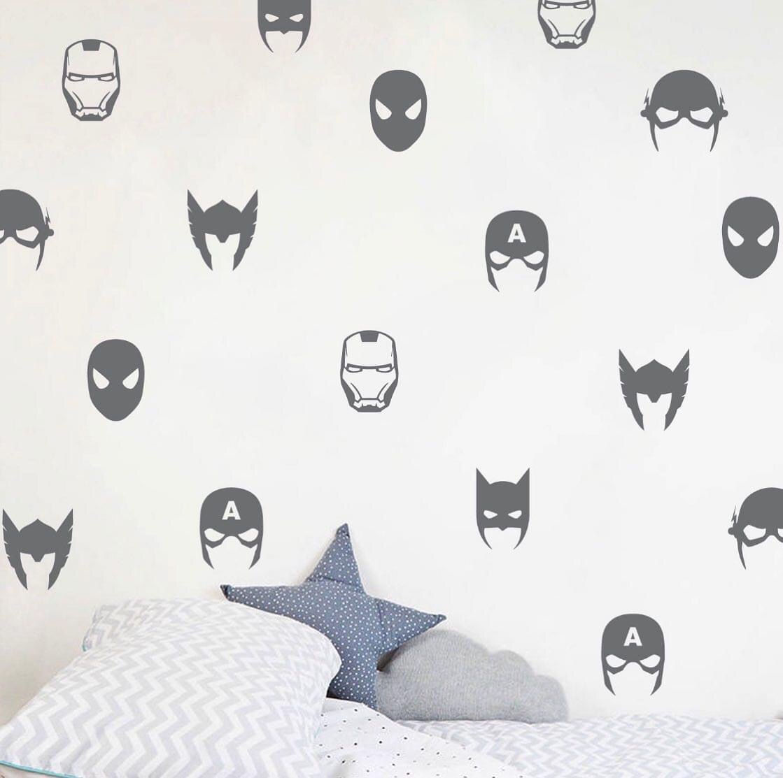 Super Hero Wall Decals 